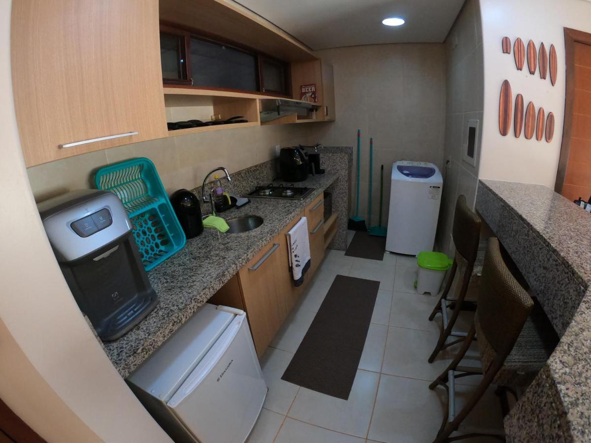 Kariri 215 46M², Pe Na Areia, Varanda Vista Mar! 卡姆布库 外观 照片