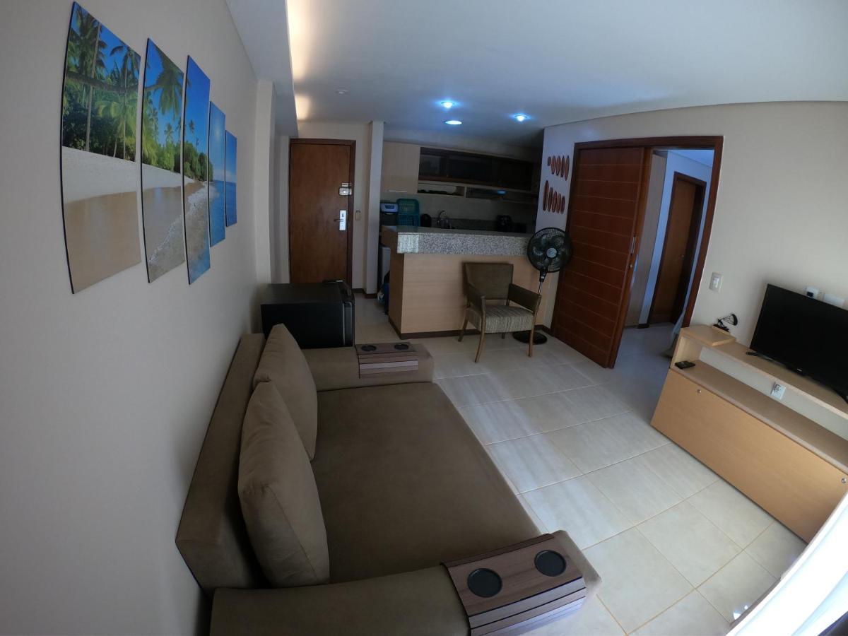Kariri 215 46M², Pe Na Areia, Varanda Vista Mar! 卡姆布库 外观 照片