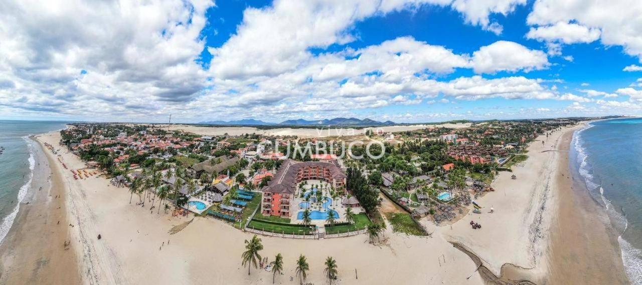 Kariri 215 46M², Pe Na Areia, Varanda Vista Mar! 卡姆布库 外观 照片