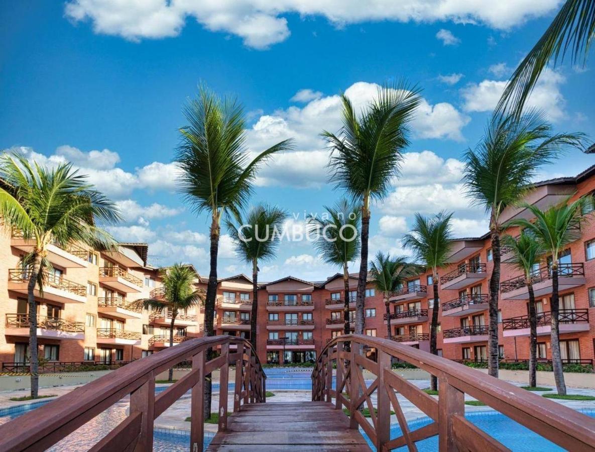 Kariri 215 46M², Pe Na Areia, Varanda Vista Mar! 卡姆布库 外观 照片