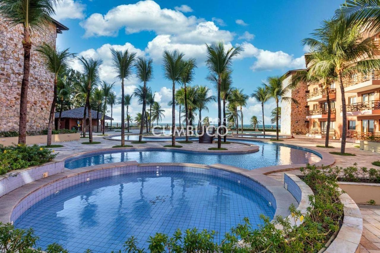 Kariri 215 46M², Pe Na Areia, Varanda Vista Mar! 卡姆布库 外观 照片