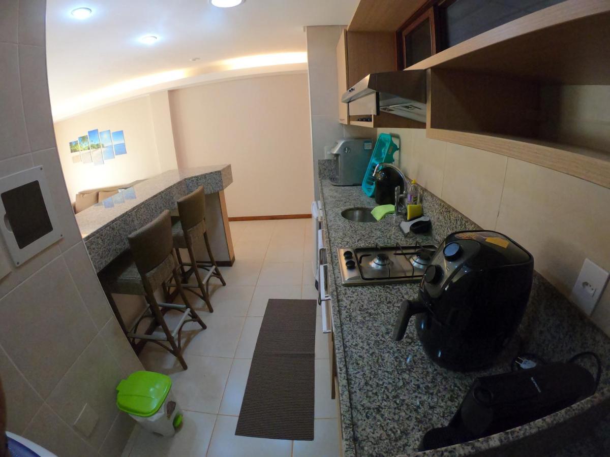 Kariri 215 46M², Pe Na Areia, Varanda Vista Mar! 卡姆布库 外观 照片