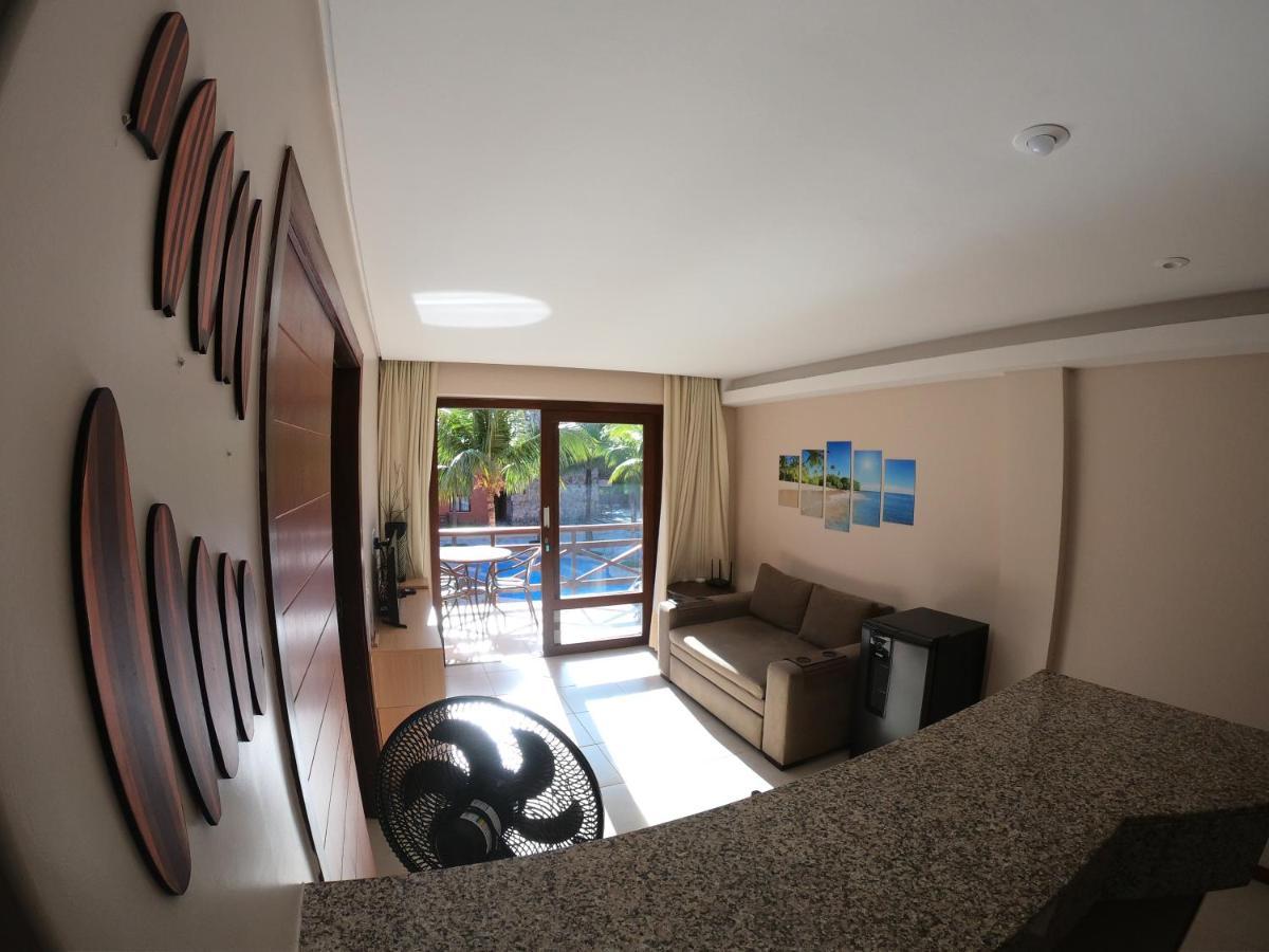 Kariri 215 46M², Pe Na Areia, Varanda Vista Mar! 卡姆布库 外观 照片