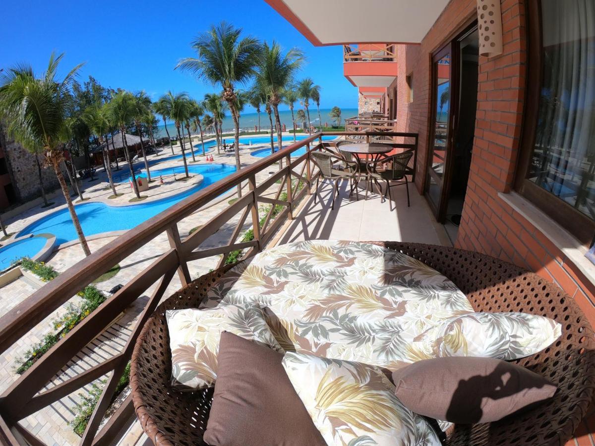 Kariri 215 46M², Pe Na Areia, Varanda Vista Mar! 卡姆布库 外观 照片