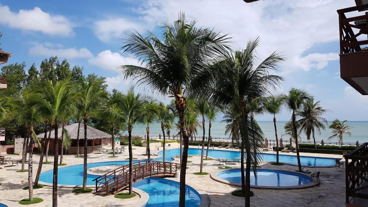 Kariri 215 46M², Pe Na Areia, Varanda Vista Mar! 卡姆布库 外观 照片